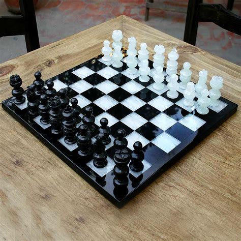 Wrought Studio Handmade Salvo Black Chess Board Game & Reviews | Wayfair