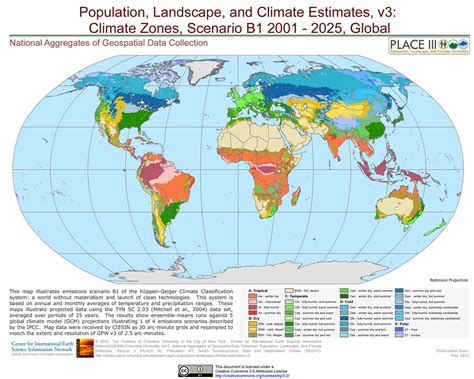 Climate Zones, Scenario B1 2001 - 2025, Global | This map il… | Flickr