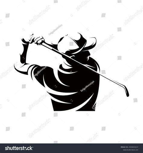 Golf Swing Man Black And White: Over 1,787 Royalty-Free Licensable ...