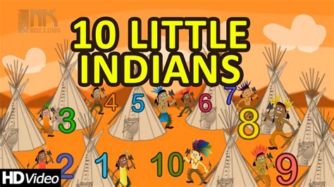 Ten Little Indians - Nursery Rhymes & Children Songs - #LATEST VERSION | Kids songs, Indian ...