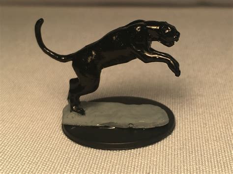 Panther Painted DnD Miniature Wild Shape/Polymorph/Animal | Etsy