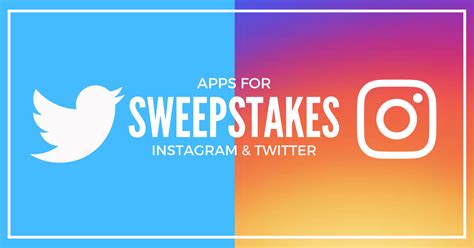 Giveaway App: Instagram and Twitter Sweepstakes