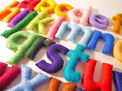 Felt Stuffed Alphabet, Felt Letters for Kids, Educational Toy - Etsy