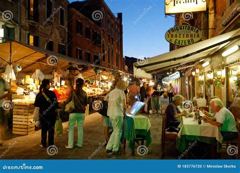 Venice nightlife 2011 editorial image. Image of high - 183776720