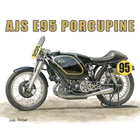 AJS E95 Porcupine 500cc 1954 – Jeebsters Nostalgic Signs