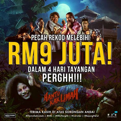 Baru 4 Hari, Hantu Kak Limah Pecah Rekod Kutip RM9 Juta