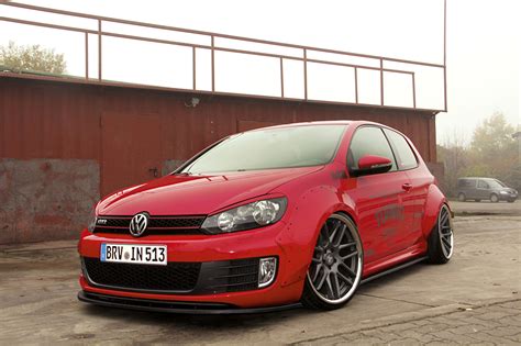 Photo Tuning Volkswagen 2015 Golf VI GTI (Ingo Noak Tuning) Red Cars