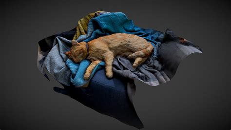 Sleeping Cat - Download Free 3D model by Erik (@3rik) [cdc2fa5] - Sketchfab