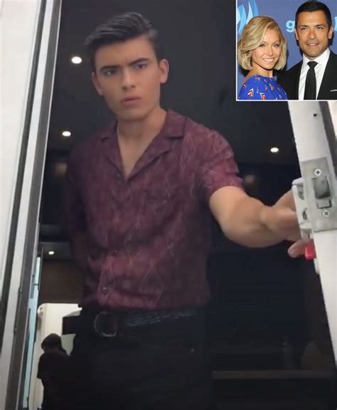 Kelly Ripa and Mark Consuelos Visit Son at Riverdale Set