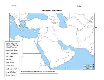 Southwest Asia Map Labeled / South West Asia Free Map Free Blank Map Free Outline Map Free Base ...