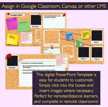 Digital Crime Board Template for Textual Analysis (Remote/Distance or ...