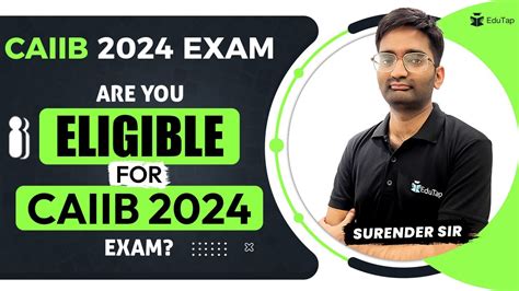 CAIIB 2024 Eligibility Criteria | Who Can Appear for CAIIB Exam | CAIIB ...