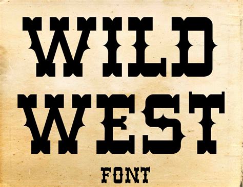 Western font svg Western alphabet Western letters svg