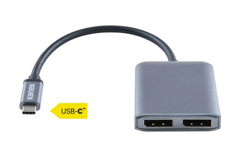 iAdapt USB-C to Dual DisplayPort™ Adapter