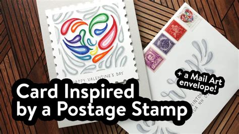 LIVE REPLAY – Valentine’s Day Card Series 2023 – Day 2 – Postage Stamp Inspired Card & Envelope ...