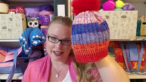 Llama Mama Kayla's July Yarn Bingo - YouTube