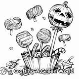 Halloween Candy Coloring Pages  Free & Printable sketch template