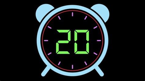 20 Second Countdown Timer Digital Animated Stock Footage Video (100% Royalty-free) 1061908390 ...