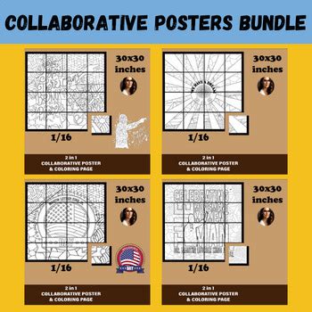 MLK Martin Luther King MLK day bulletin board collaborative poster bundle