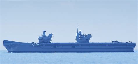 HMS Prince of Wales off the Devon coast, having embarked her first F-35B [1816x840] : WarshipPorn