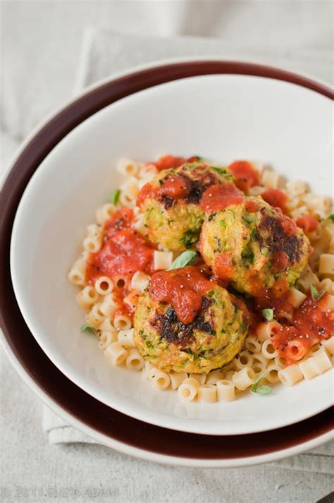 Notes from My Food Diary: Crispy Asparagus Balls with Pasta in Marinara ...
