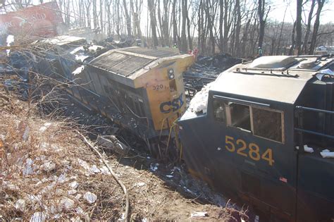 CSX derailment site | Trains Magazine