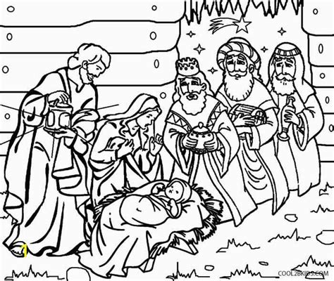 Nativity Coloring Page Lds | divyajanan