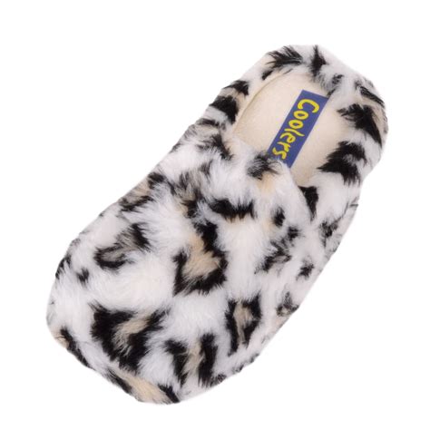 Women's Slip On Slippers / Mules with Animal Print Design - Absolute ...