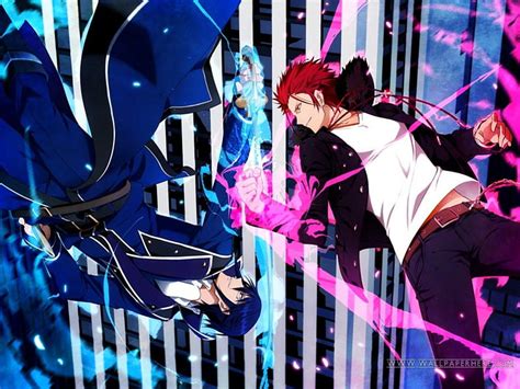 Fight!!!, falling, red hair, mikoto souh and reisi munakata, short hair, boys, HD wallpaper | Peakpx