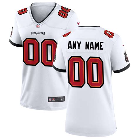 Women's Tampa Bay Buccaneers White Custom Game Jersey - jerseys2021