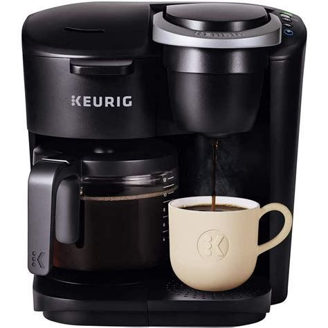 Keurig K-Duo Essentials Coffee Maker, with Single Serve K-Cup Pod and 12 Cup Carafe Brewer ...