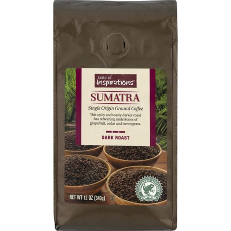 Taste of Inspirations Sumatra Single Origin Ground Coffee (12 oz ...