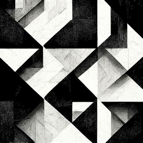 Premium Photo | Modern abstract dynamic shapes black and white background with grainy paper ...