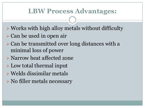 Laser Beam Welding Advantages Disadvantages - foundryfasr