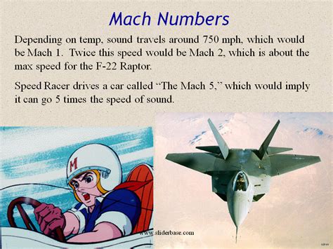 Mach Numbers