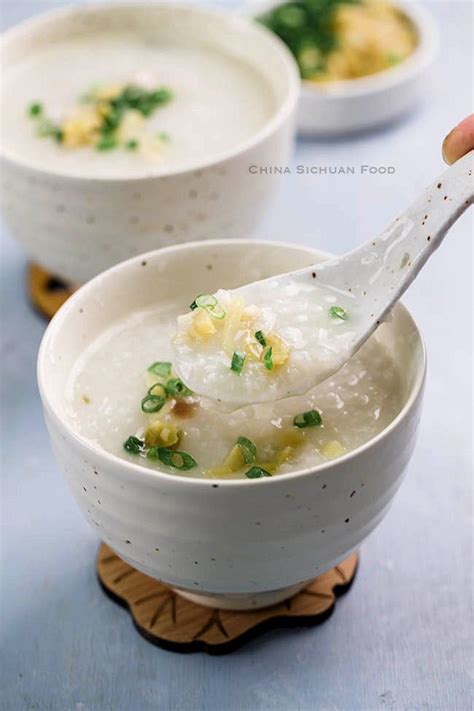 How to Make Congee (Rice Porridge) | China Sichuan Food | Porridge ...