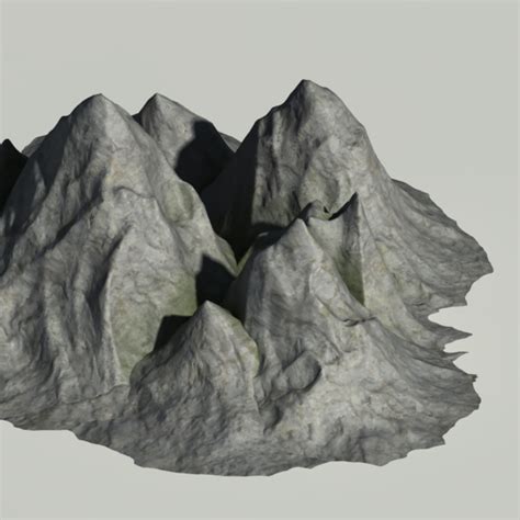 set mountain 3d model