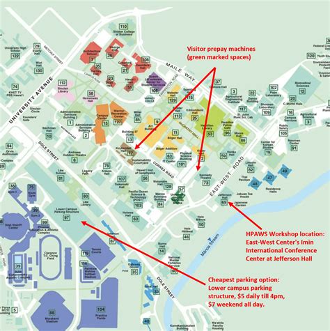 Uh Manoa Parking Map