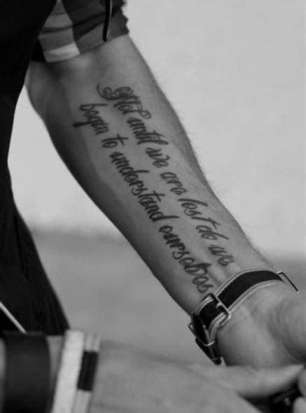 Best tattoo forearm quote men ink ideas #tattoo | Cool forearm tattoos ...