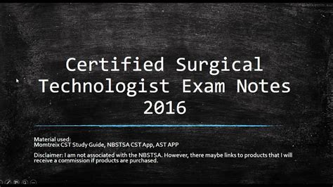 Surgical Tech Certification Exam Study Session - YouTube