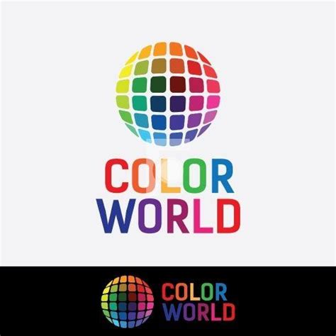 Colorful World Logo - LogoDix