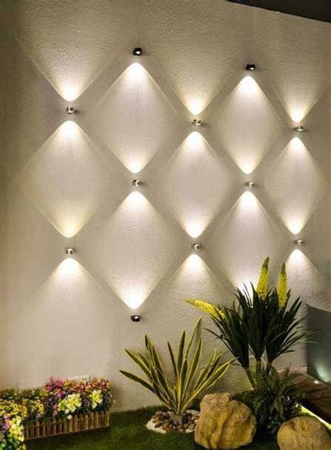 Light Wall Decor — multiple lights arranged on wall makes decor statement … - worldefashion.com ...