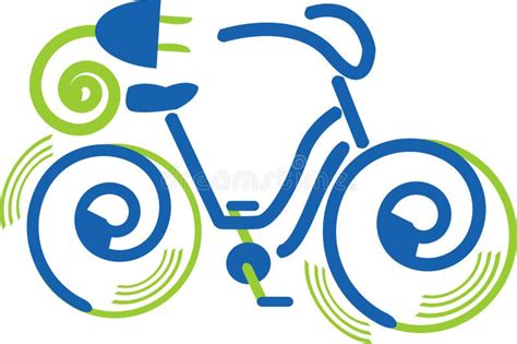 Bicicleta elétrica ilustração do vetor. Ilustração de roda - 10433846