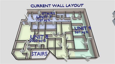 275 First Street Unit Plan - Download Free 3D model by cgardinermedia ...