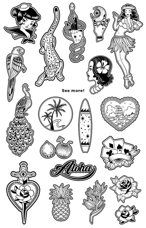 Retro Hawaii | Hawaii tattoos, Tiki tattoo, Hula girl tattoos