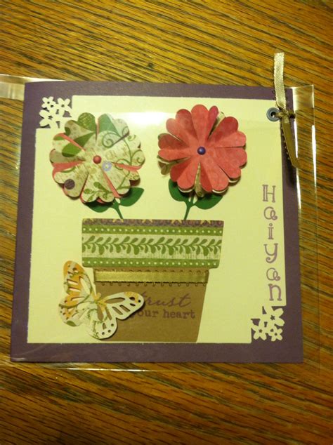 Sweet goodbye card I made for a friend | Card making, Cards, Scrapbook