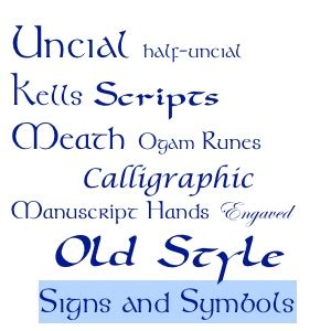 Celtic and Medieval Fonts