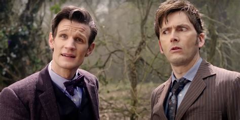 Doctor Who Art Lovingly Honors David Tennant & Matt Smith’s Meeting In The 50th Anniversary Special