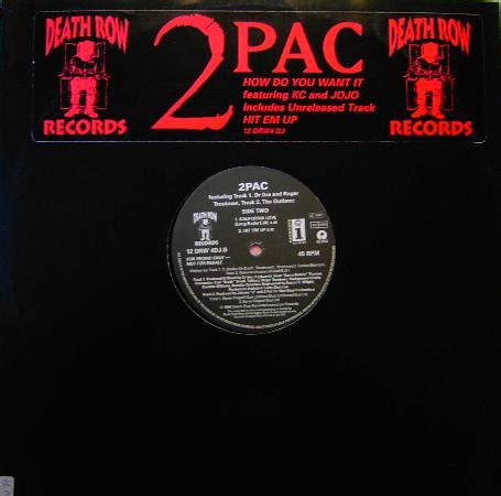 2Pac – How Do You Want It (1996, Vinyl) - Discogs