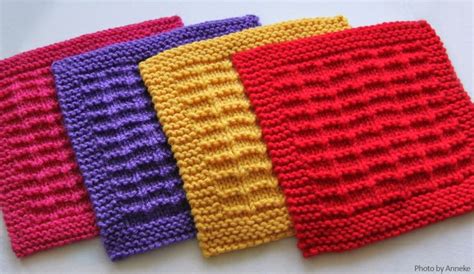 Free Knitting Pattern: Checkerboard Square for Orphaned Children